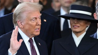 Trump Jokes About Melania’s Hat While Social Media Users Posit She Just Didn’t Want to Kiss Him