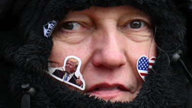 Trump’s Inauguration Supporters Elated but Feel the Chill as Events Move Indoors