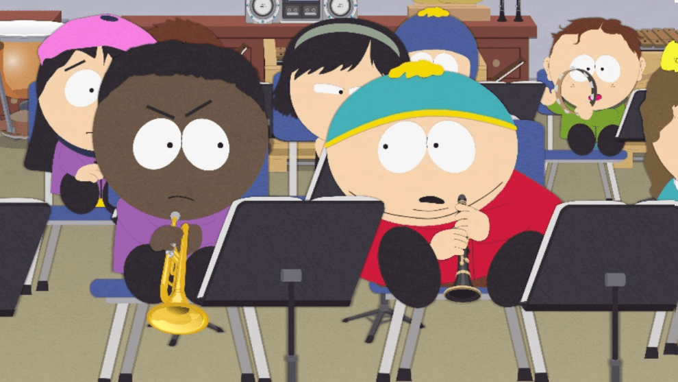 “South Park” characters Tolkien and Cartman (Comedy Central)
